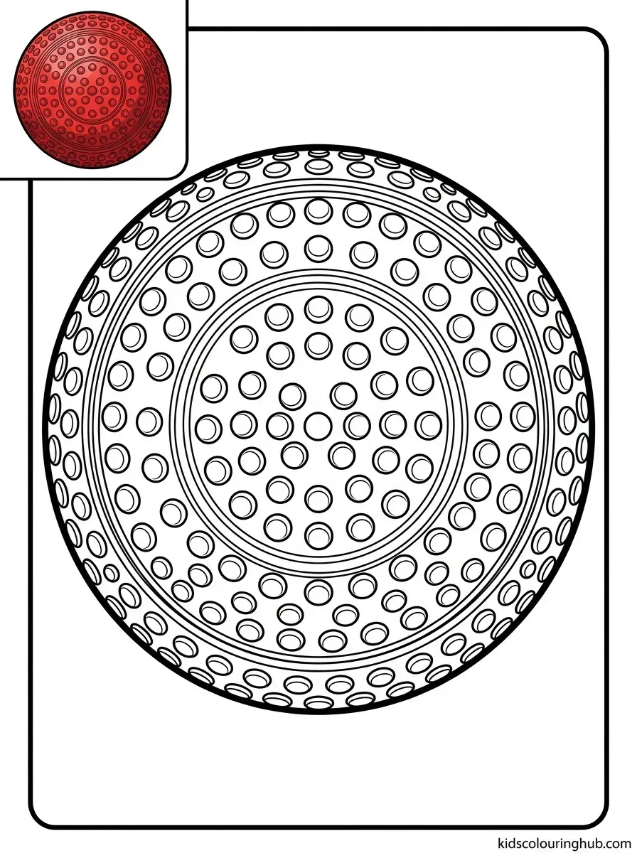 Dodgeball coloring page