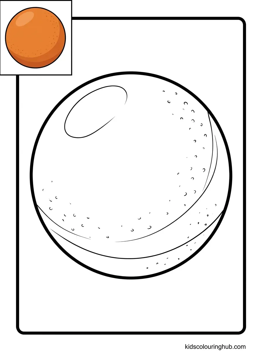 Lacrosse ball coloring page