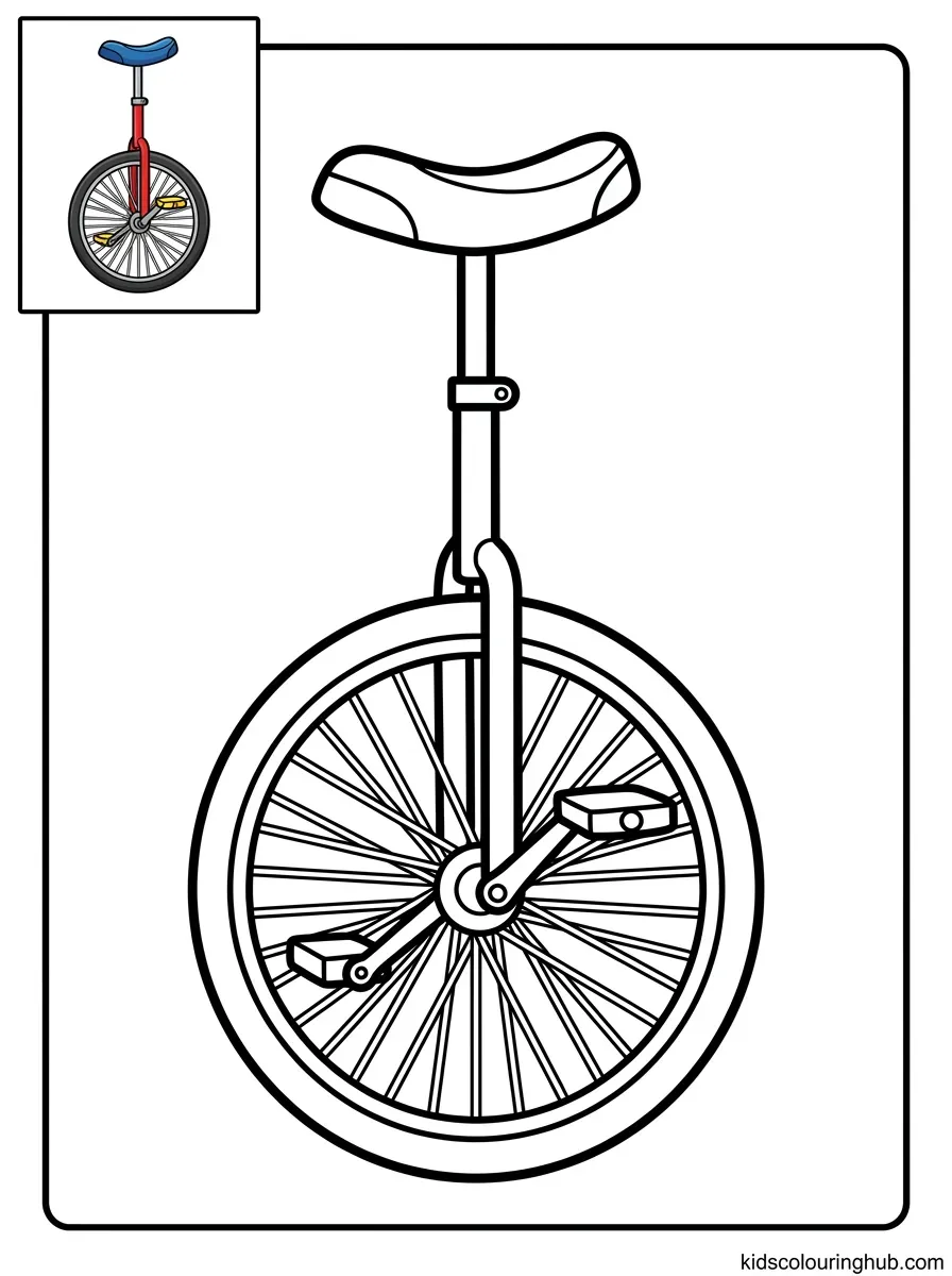 Line art of a lowrider chopper bicycle