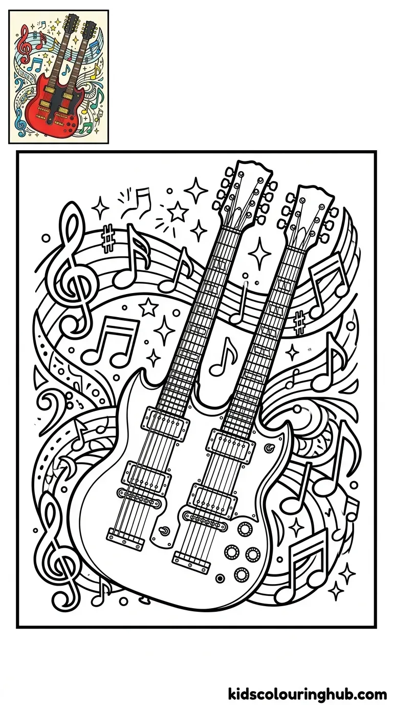 An acoustic guitar filled with intricate mandala and floral patterns