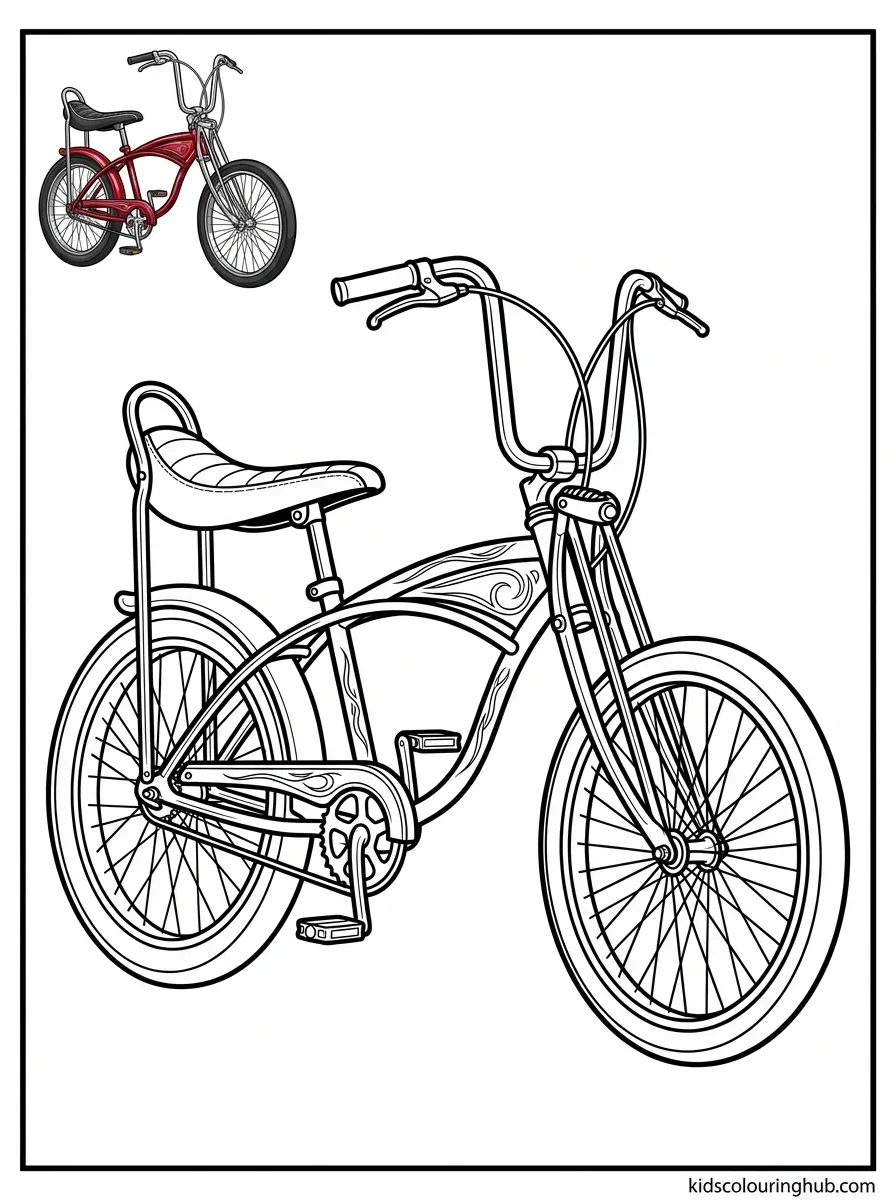 Line art of a unicycle
